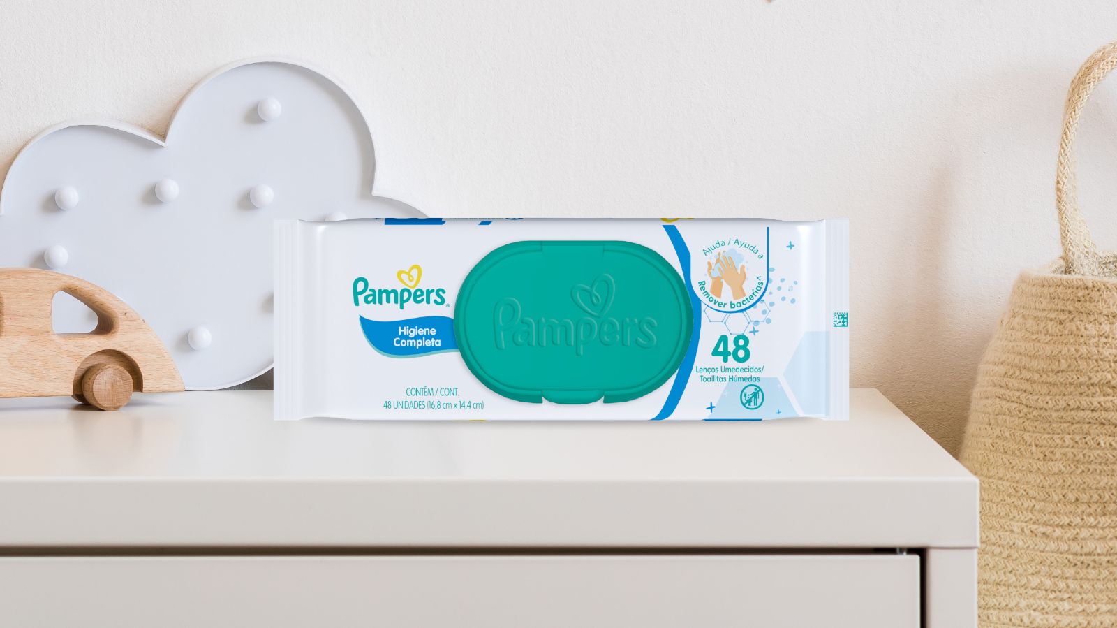 PAMPERS TOALLITAS HÚMEDAS HIGIENE COMPLETA Lifestyle