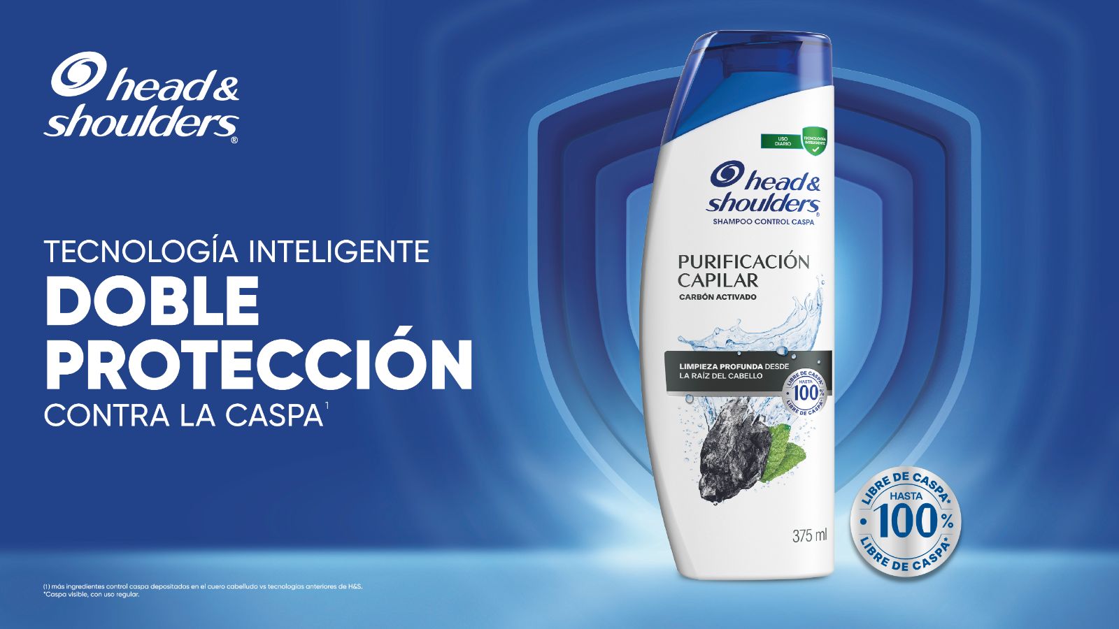 SHAMPOO HEAD&SHOULDERS PURIFICACIÓN CAPILAR CARBÓN ACTIVADO Lifestyle