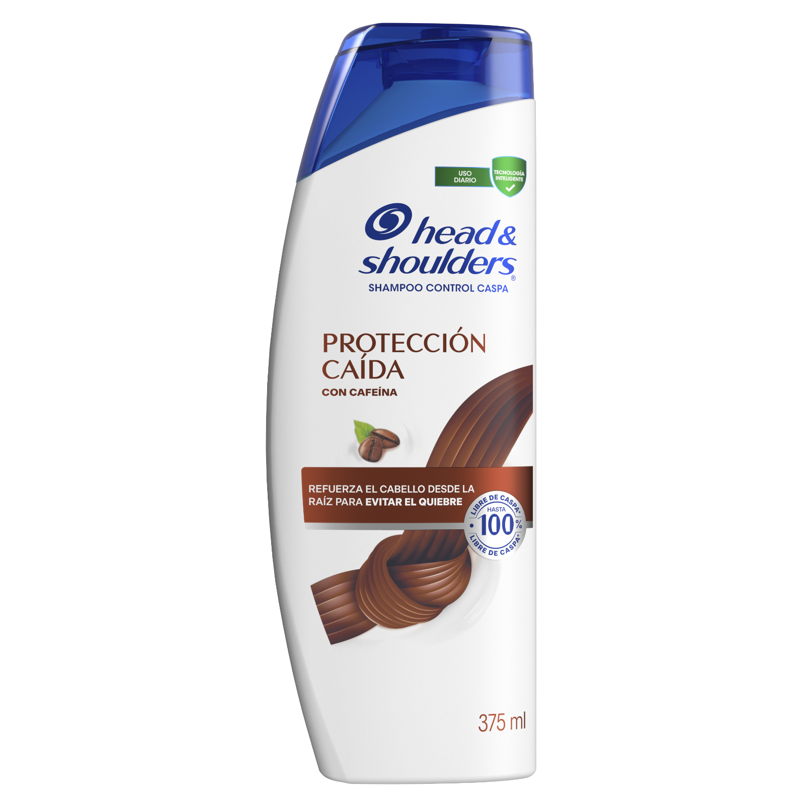 SHAMPOO HEAD & SHOULDERS PROTECCIÓN ANTICAÍDA CON CAFEÍNA - 1