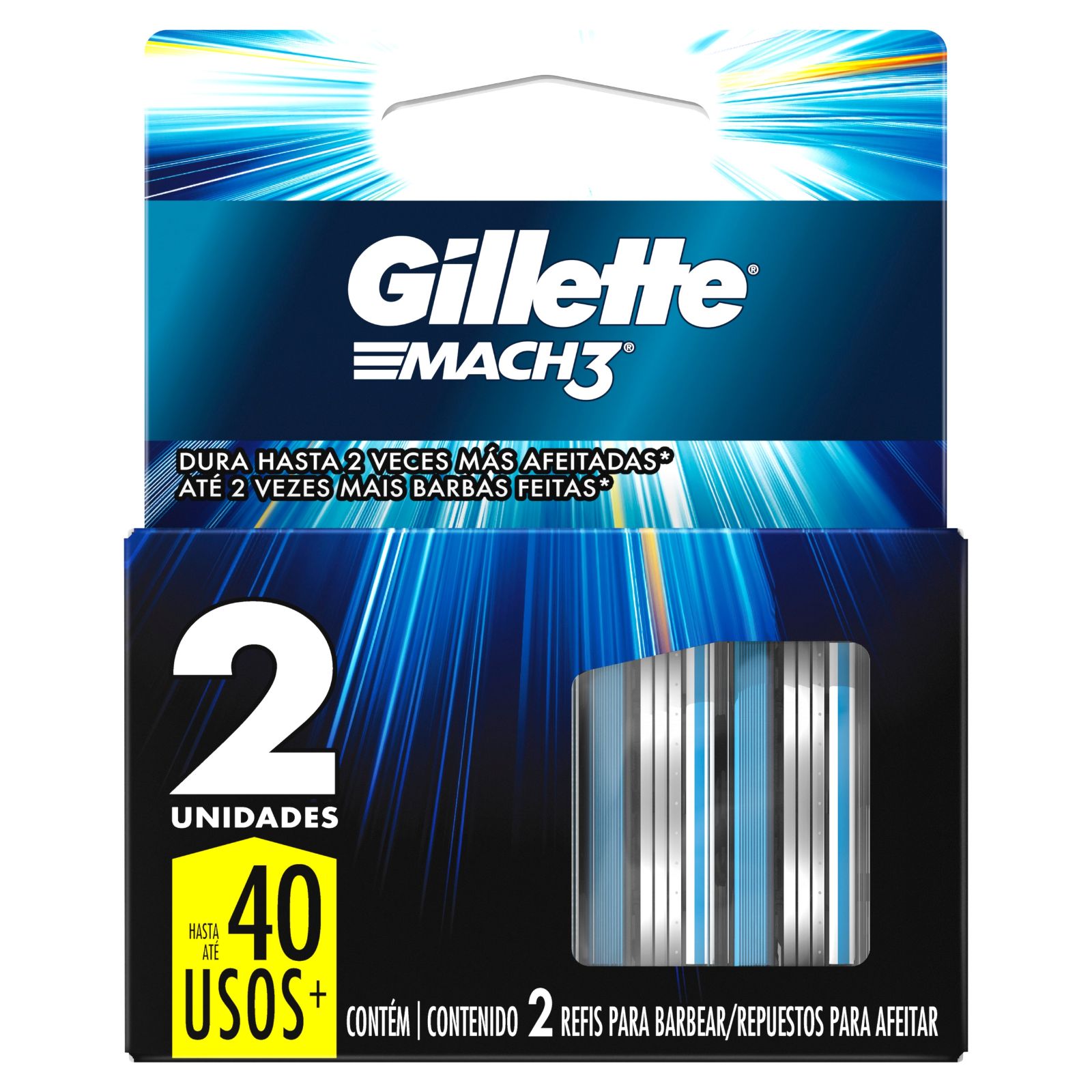 Gillette Mach3 Base Cartuchos x2 u. - 3
