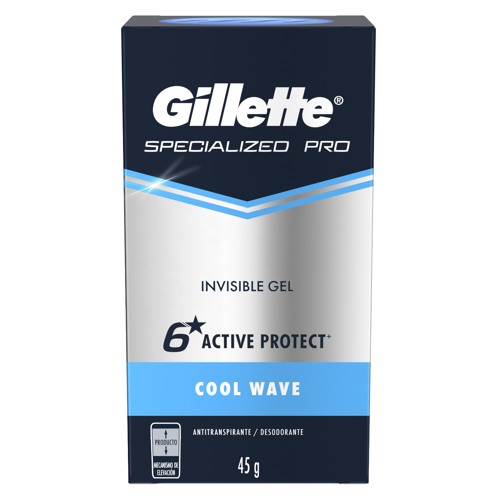 Antitranspirante Clínico Gillette Cool Wave Gel x45g - 2