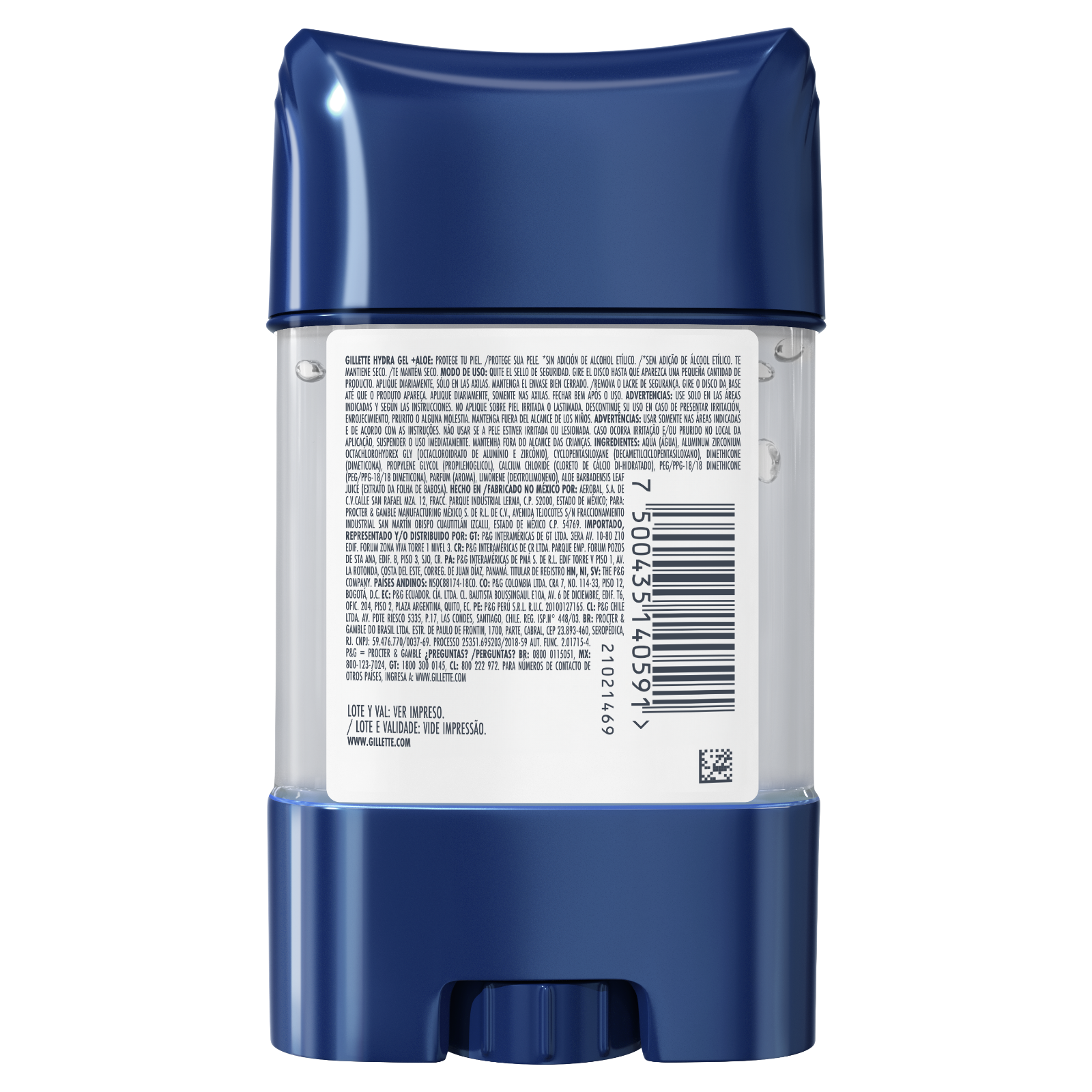 Antitranspirante Gillette Hydra Gel Aloe 82 gr - 2