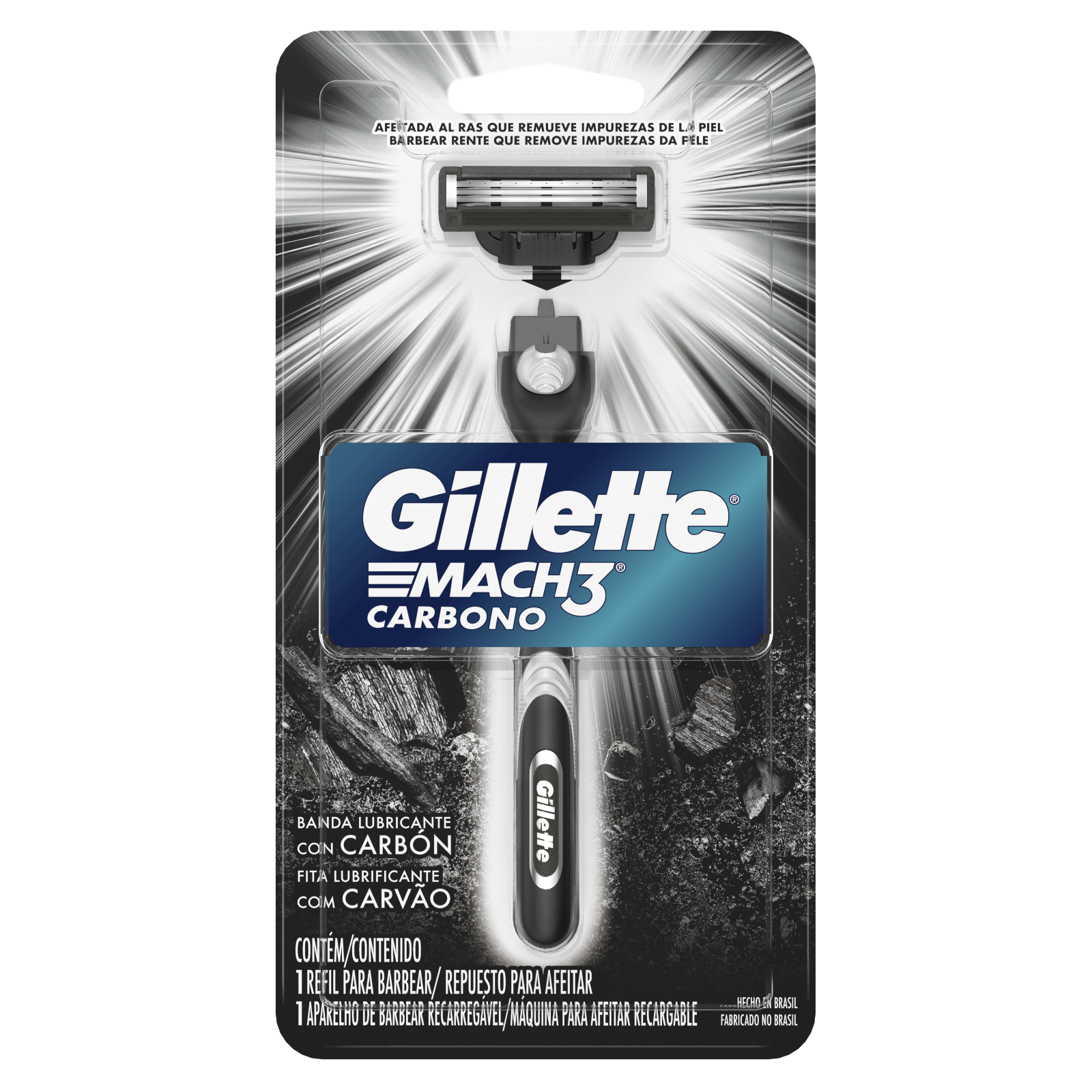 Gillette Mach3 Carbono 