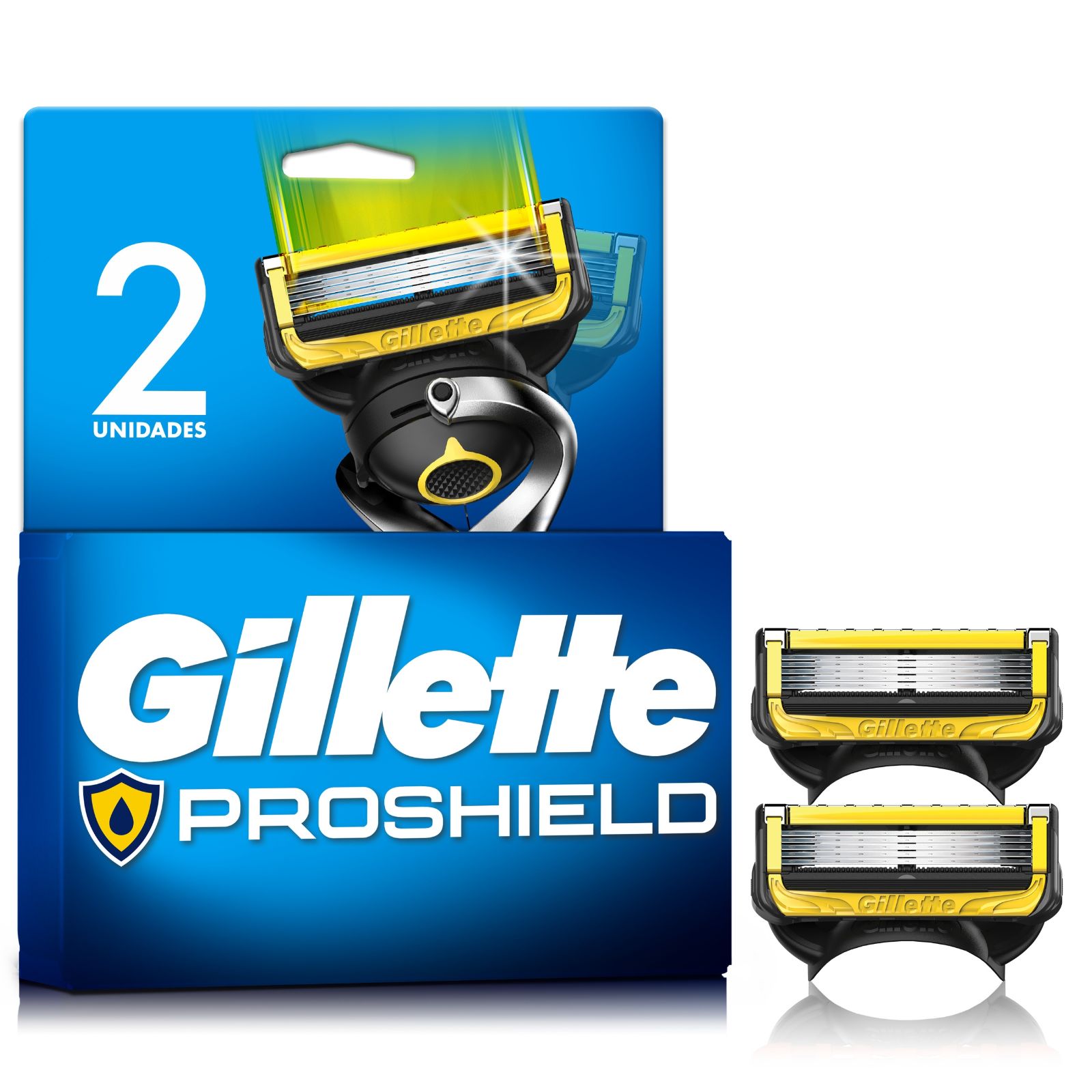 Gillette Fusion5 ProShield Cartuchos x2 u. - 1