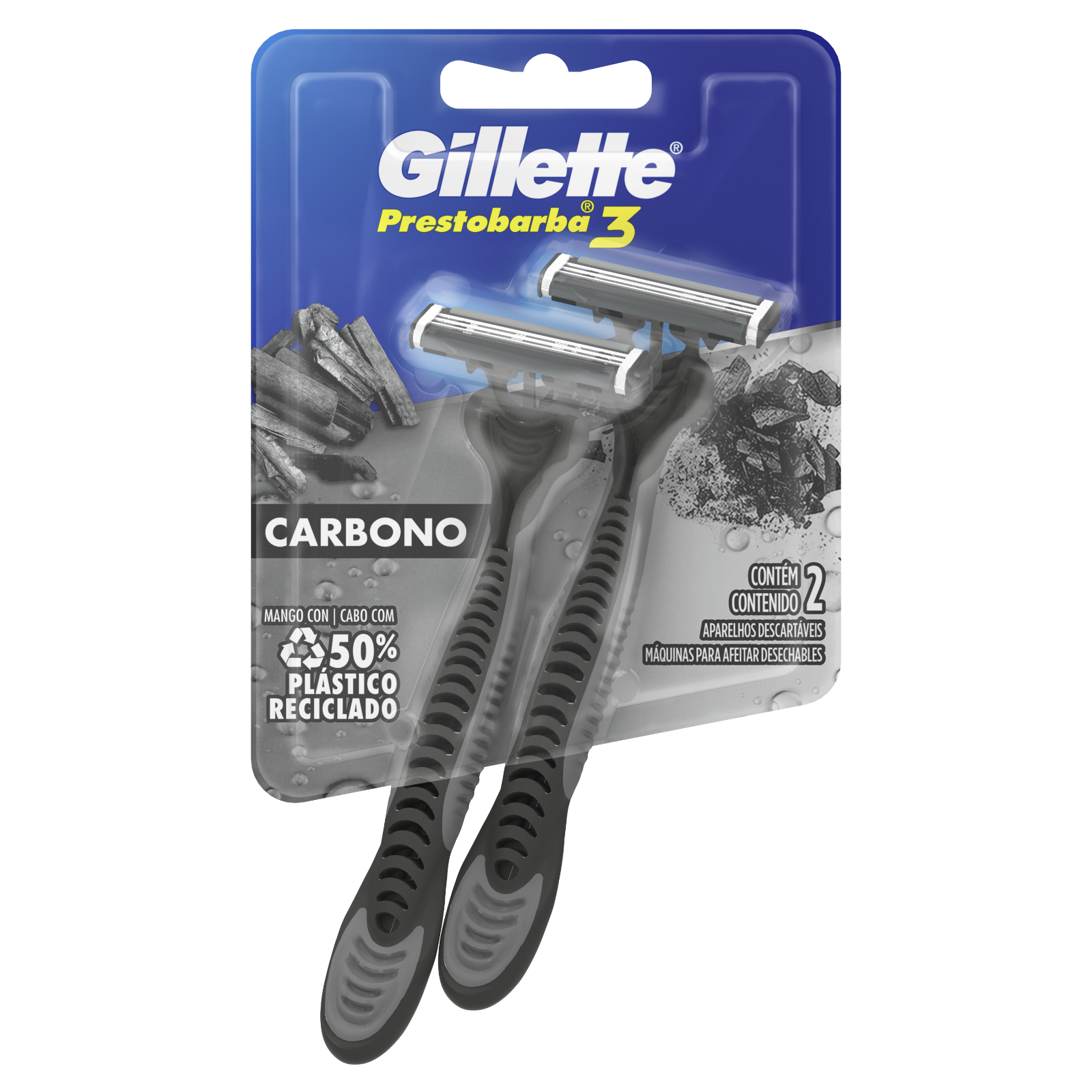 Prestobarba3 Carbono Blister x2 u. - 2