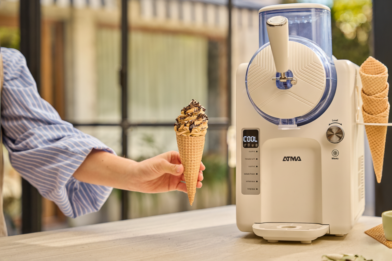 Helado de dulce de leche con Dolce