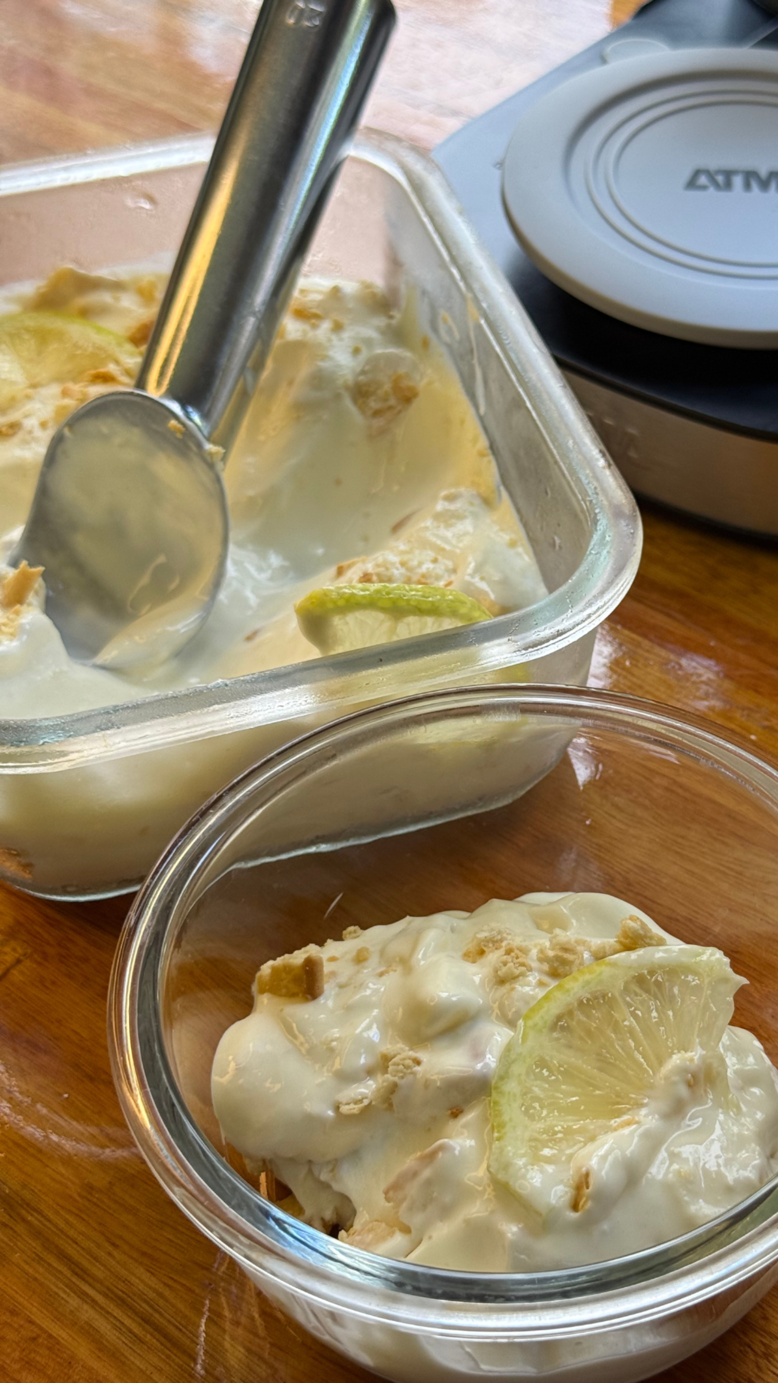 Helado de Lemon Pie con Atma Dolce