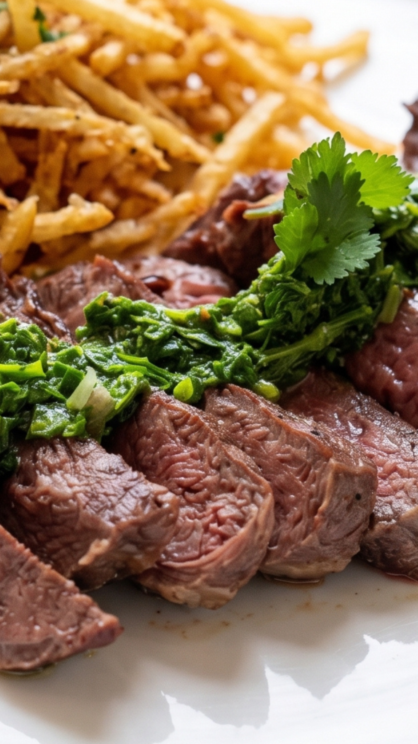 Lomo con Papas Crocantes con Airfryer Atma