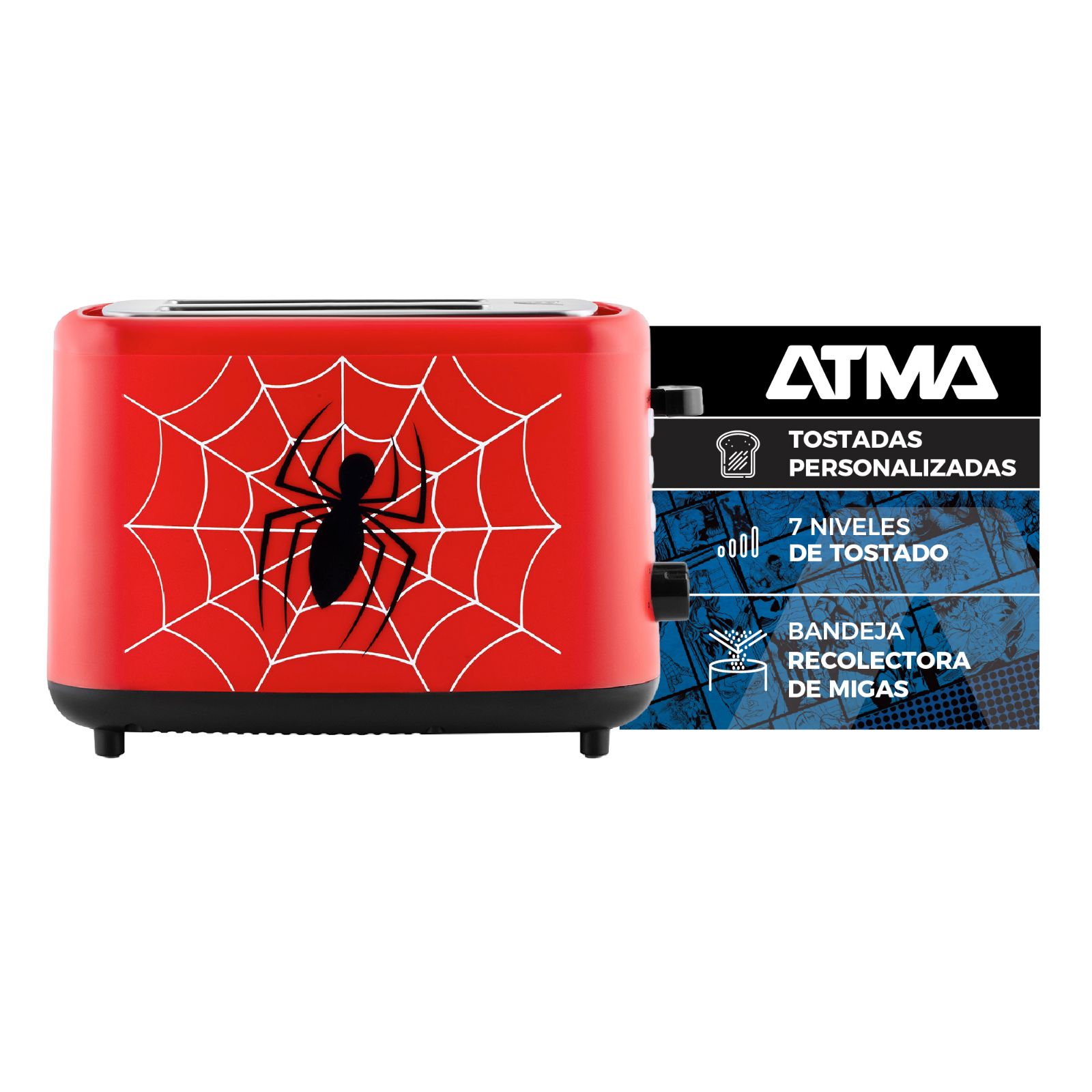 TOSTADORA SPIDER-MAN ATMA MARVEL