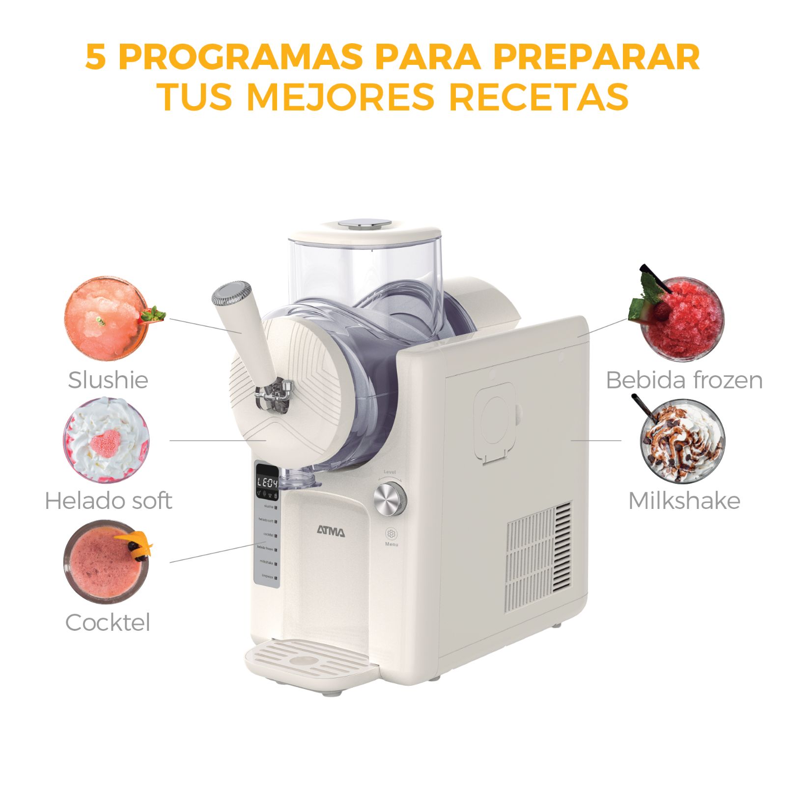 MAQUINA DE BEBIDAS Y HELADOS - ATMA FROST - 2