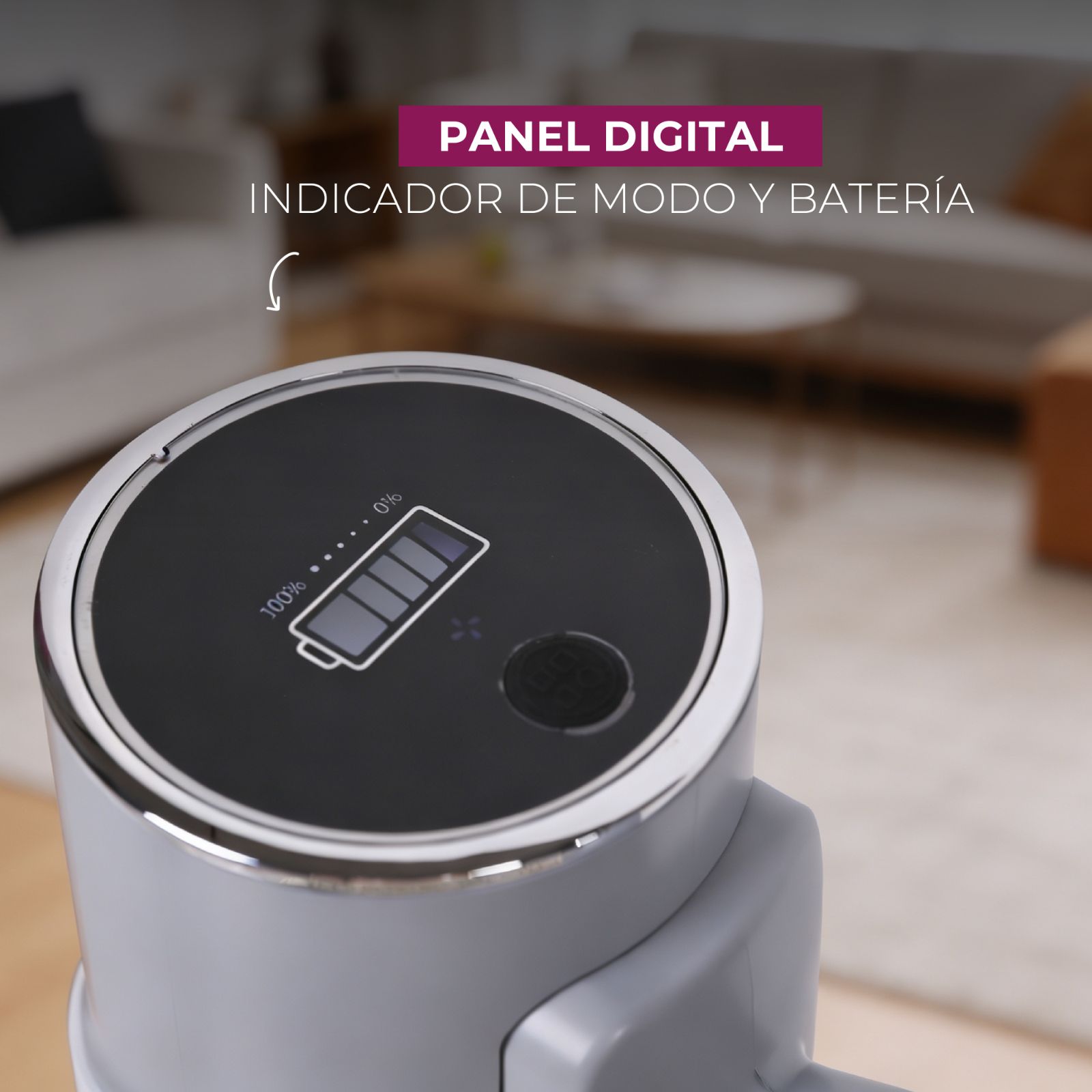 ASPIRADORA VERTICAL ATMA INALÁMBRICA 2 EN 1 - 4