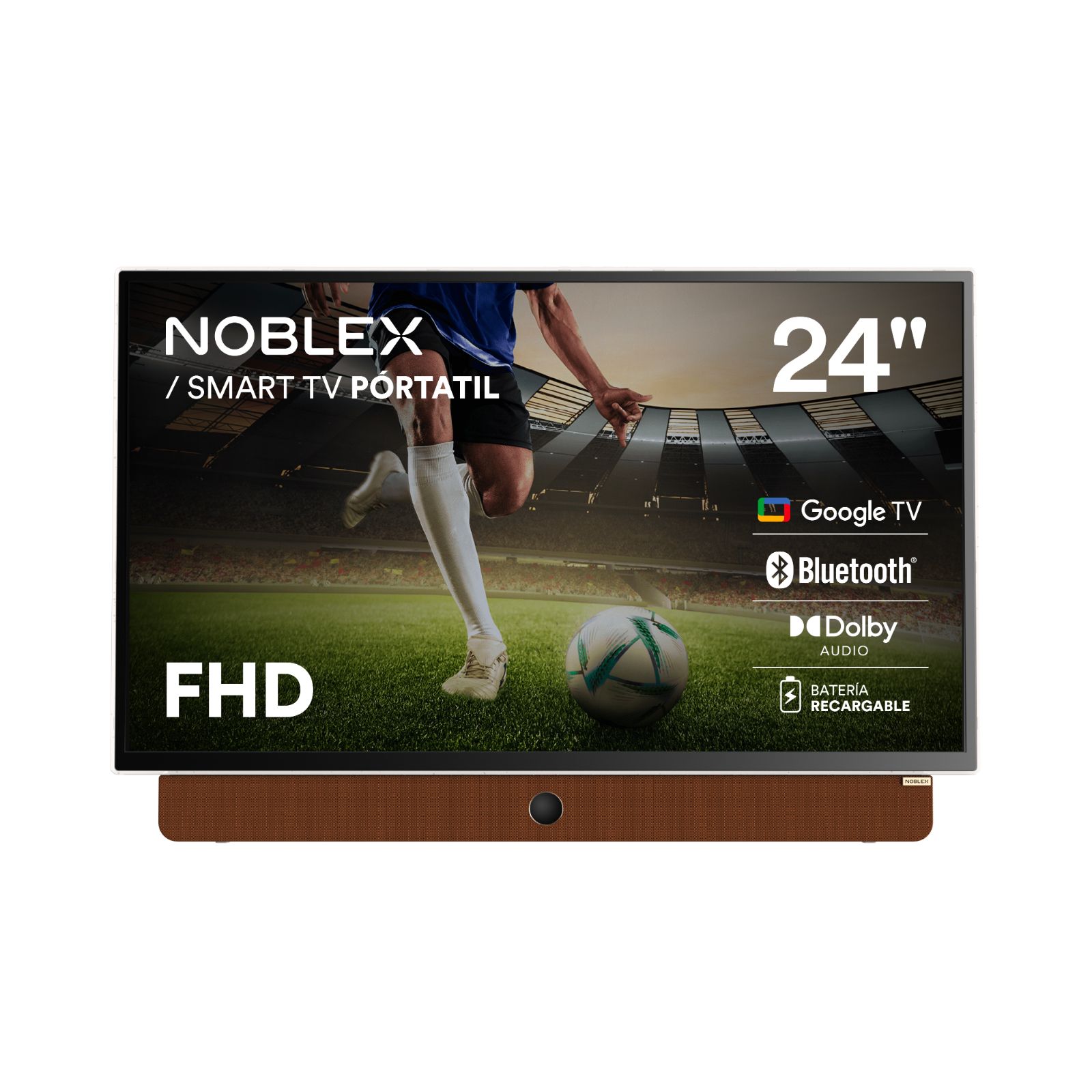 SMART TV 24" PORTATIL GOOGLE TV BLANCO