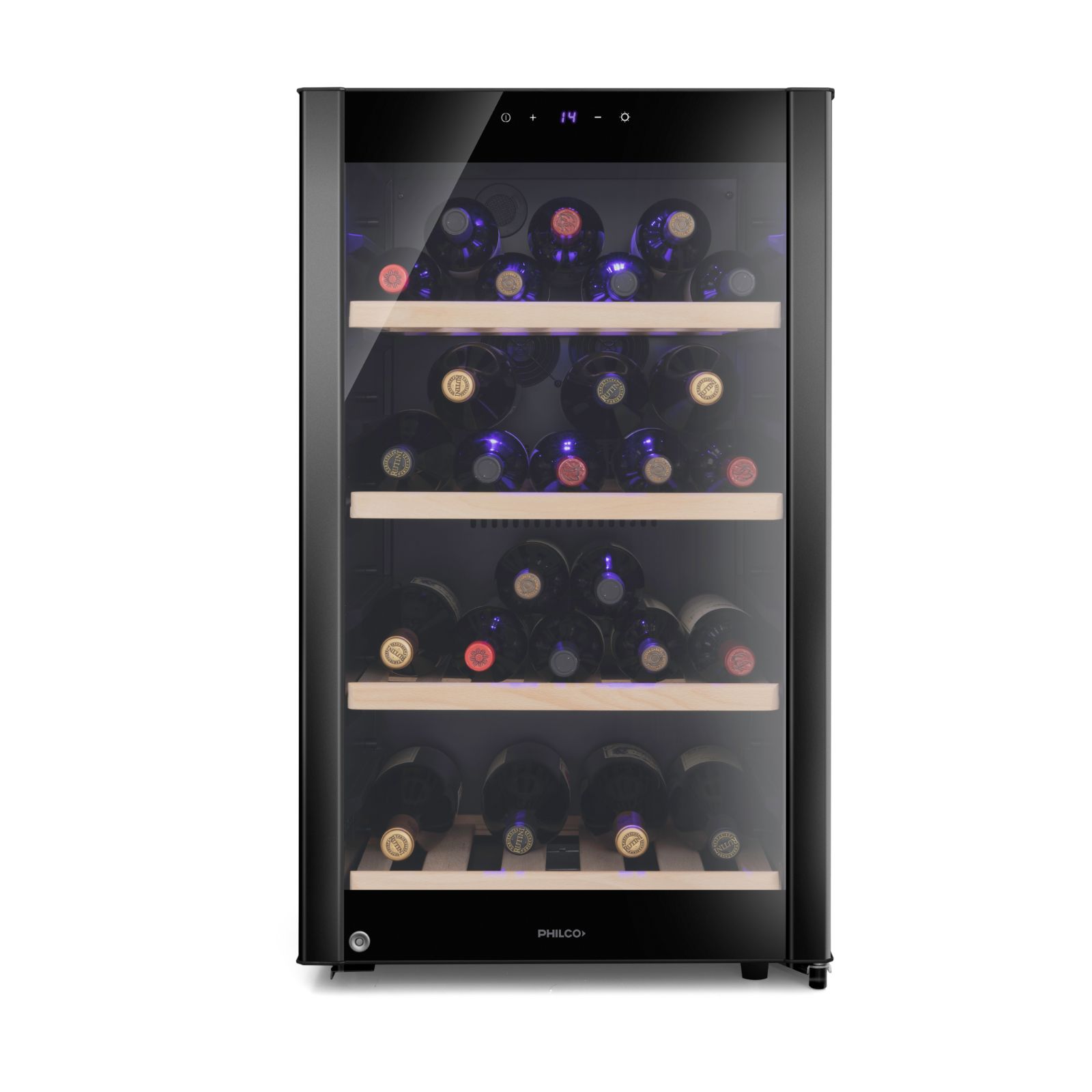 CAVA ELÉCTRICA CON COMPRESOR 52 BOTELLAS PHILCO PHCAV052N