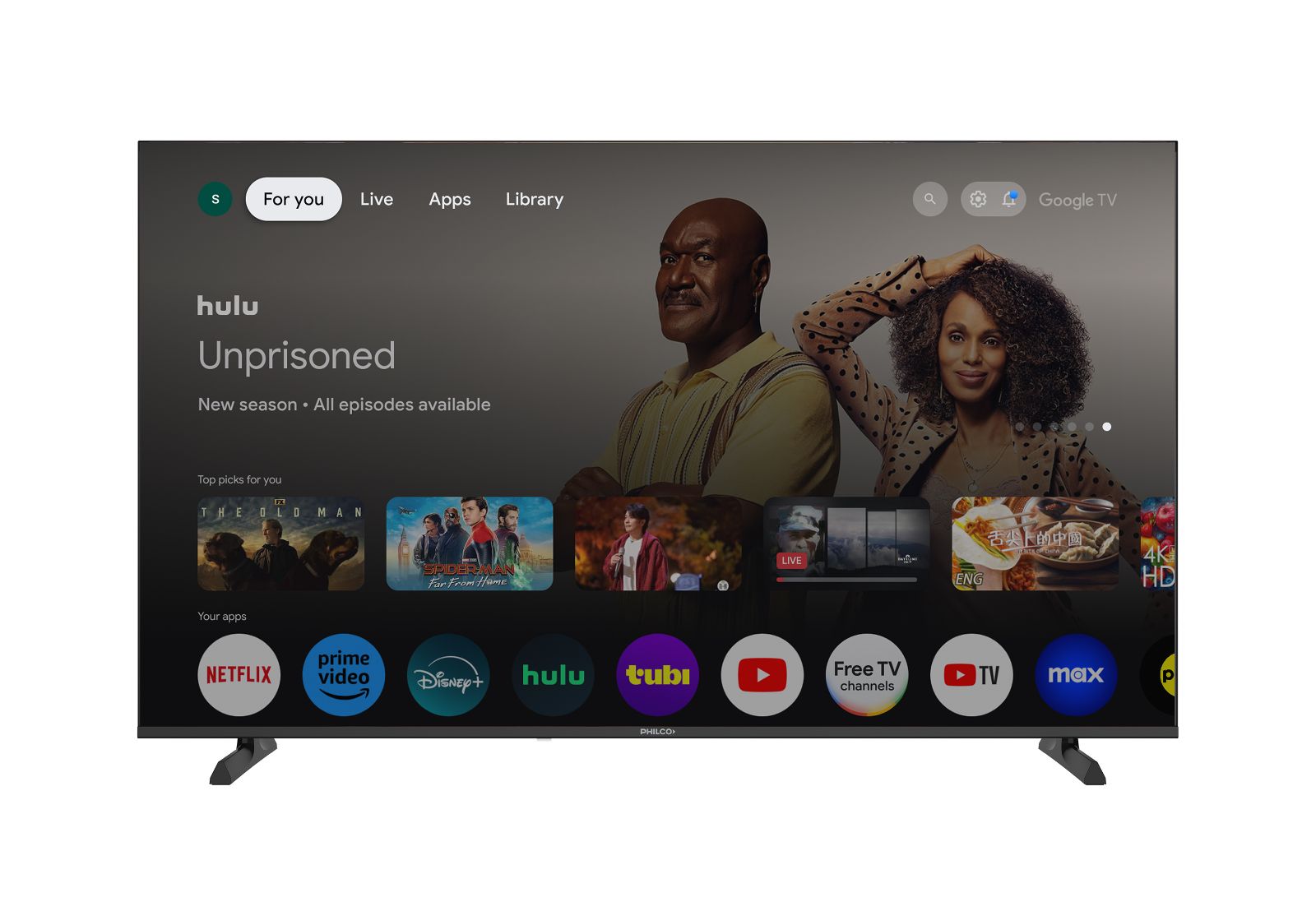 SMART TV 50" PHILCO GOOGLE TV