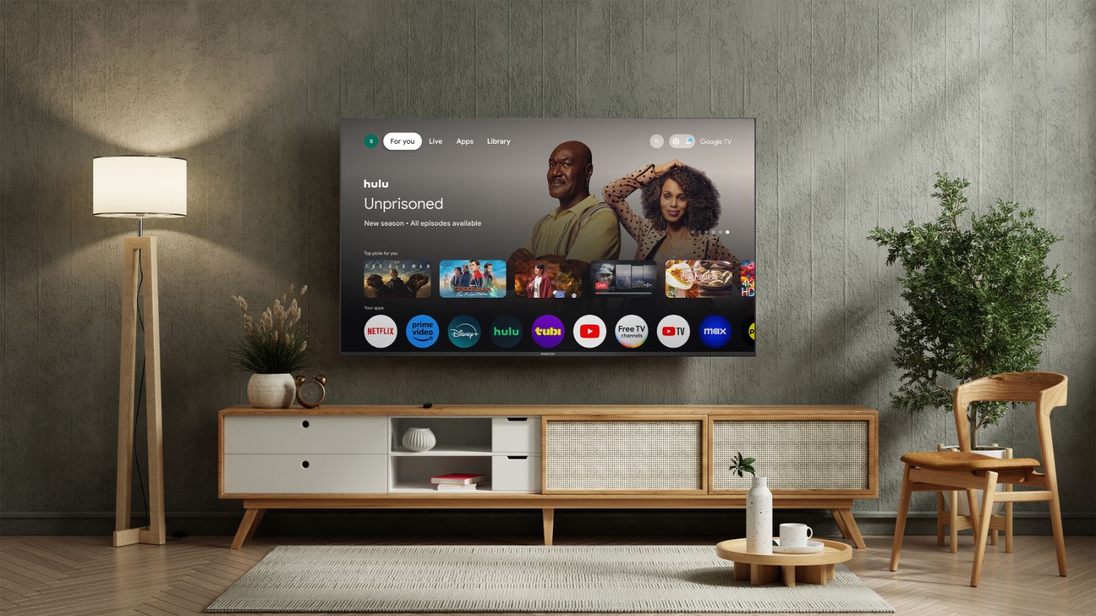 SMART TV 50" PHILCO GOOGLE TV  Lifestyle