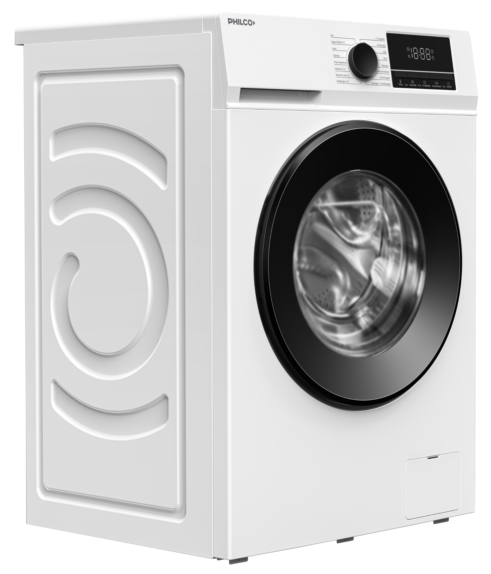 LAVARROPA CARGA FRONTAL INVERTER 6KG  BLANCO