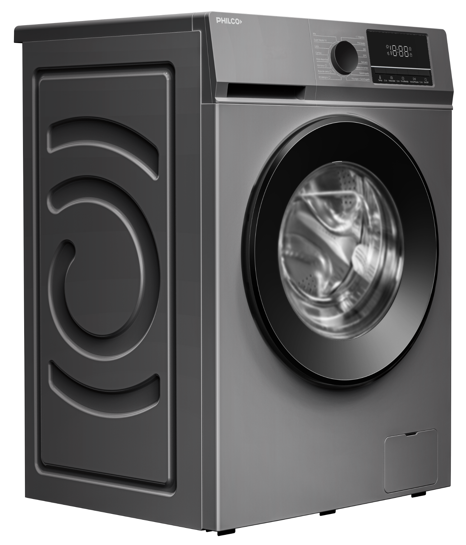 LAVARROPA PHILCO 6 KG INVERTER LIGHT GREY