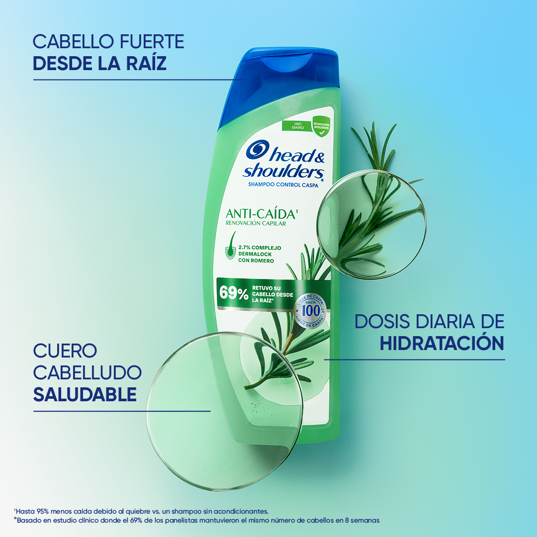 SHAMPOO HEAD & SHOULDERS ANTI-CAIDA RENOVACIÓN CAPILAR - 1