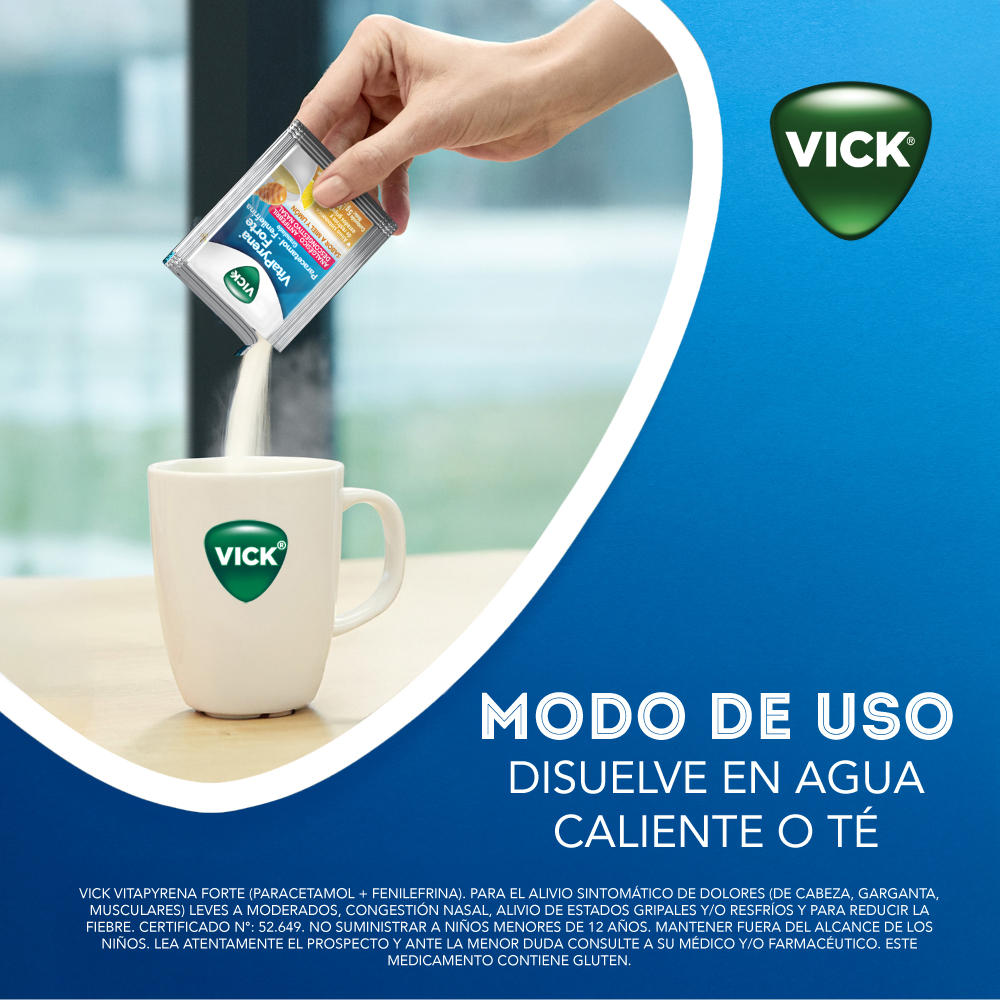 Vick VitaPyrena Forte x1 Sobre - 2