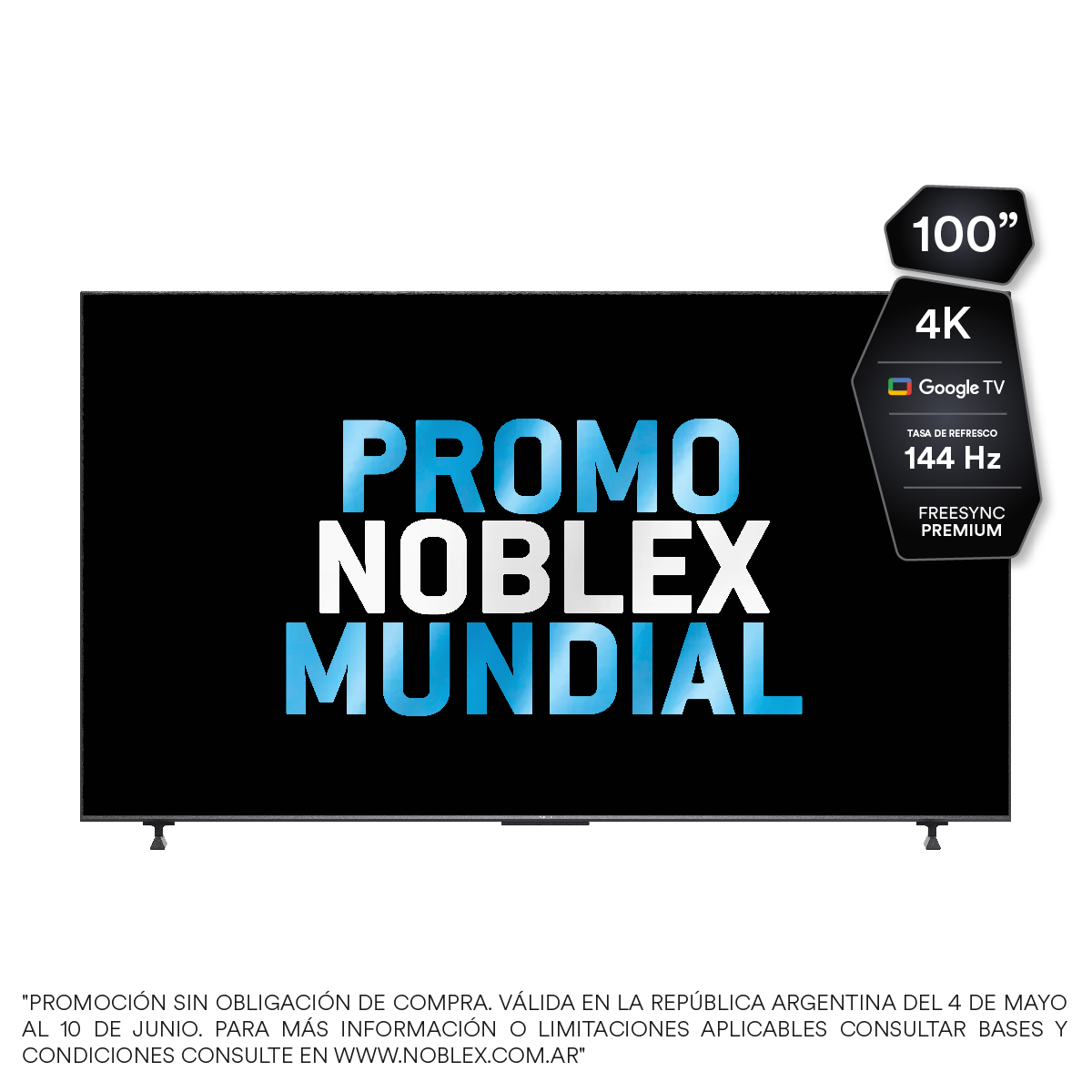 TV 100" PROMO NOBLEX MUNDIAL - DR100X9600