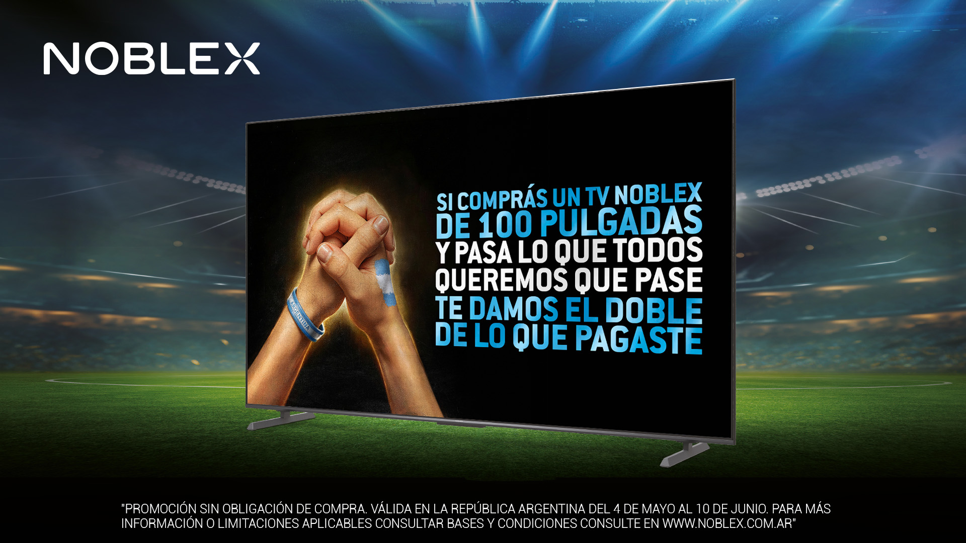 TV 100" PROMO NOBLEX MUNDIAL - DR100X9600 Lifestyle