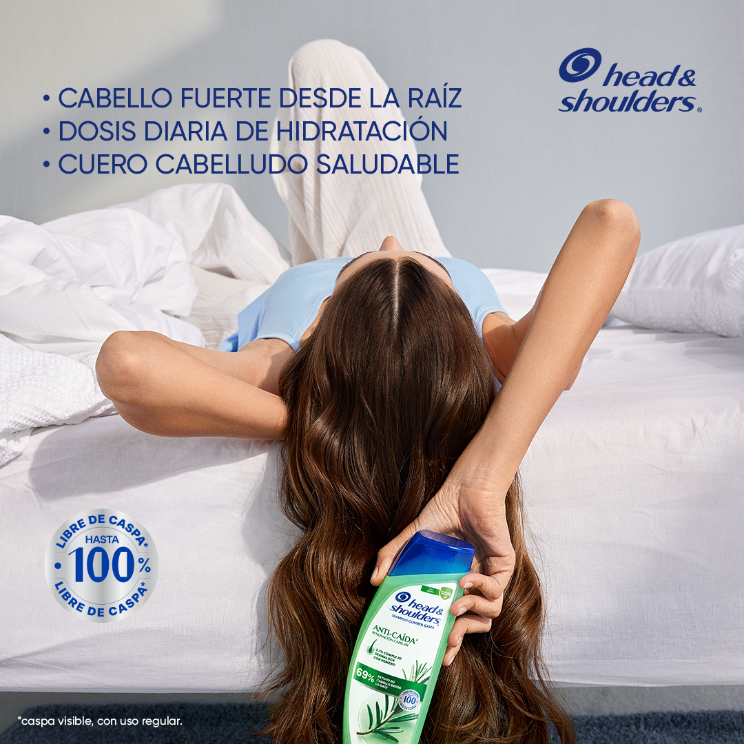 SHAMPOO HEAD & SHOULDERS ANTI-CAIDA RENOVACIÓN CAPILAR - 2