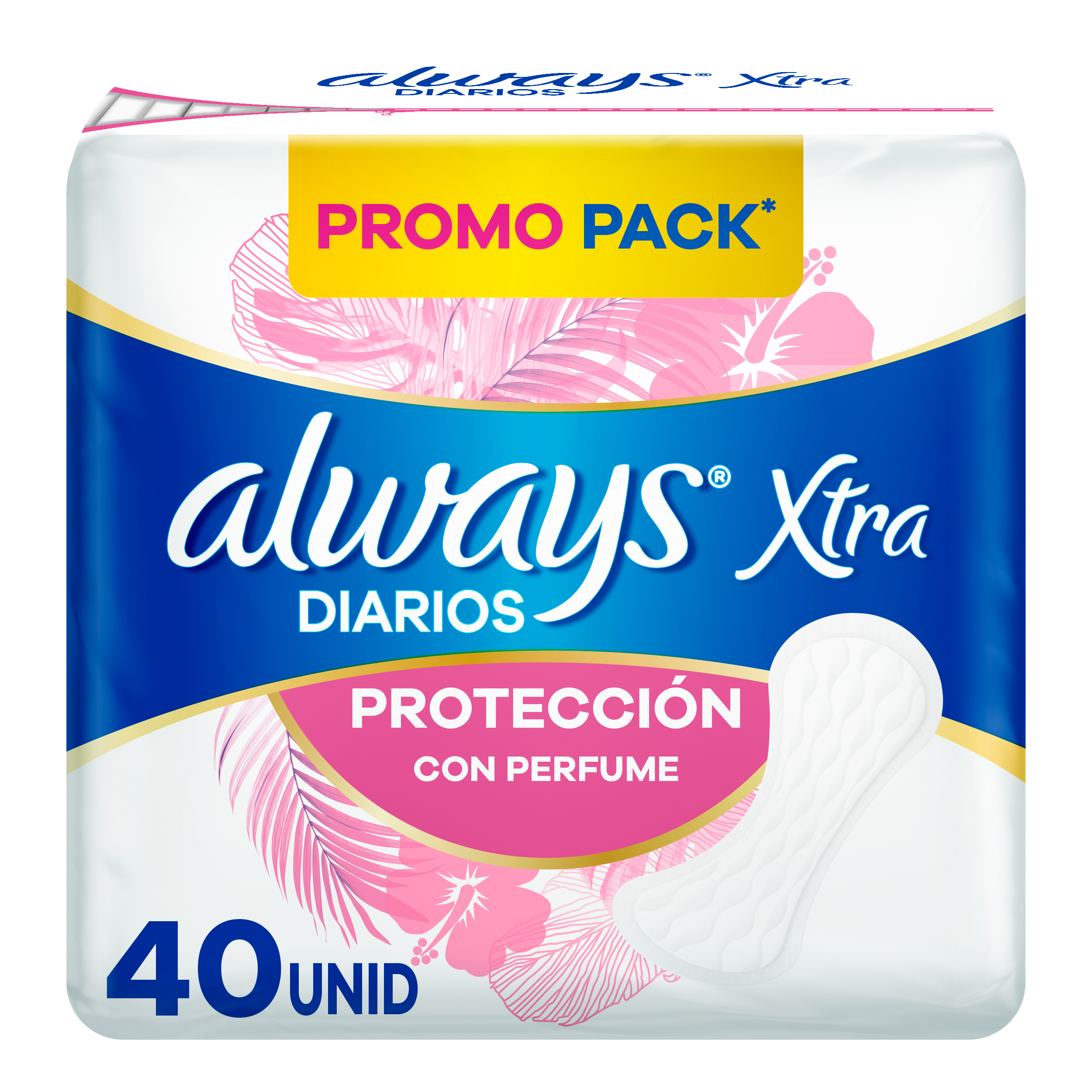 Always Liners Locion Con Perfume 40U